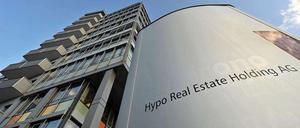 Die Zentrale der maroden Immobilienbank Hypo Real Estate (HRE) in Unterschleißheim bei München.