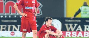 Erklärungssuche. Unions Polenz (li.) und Peitz wollen begreifen. Foto: contrast