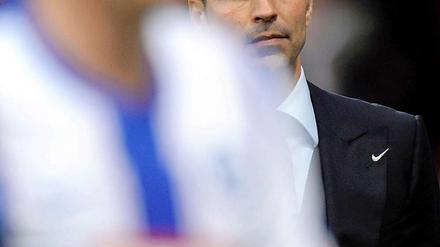 „Da wird jetzt wieder mehr kommen“. Markus Babbel und seine Mannschaft erwarten mit den Ex-Bundesligisten Karlsruhe und Cottbus zwei harte Brocken in den folgenden Partien.