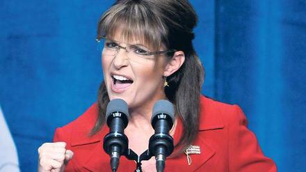 Sarah Palin beansprucht eine Führungsrolle bei den Republikanern. Doch die Hälfte der Amerikaner hat heute ein negatives Bild von ihr.