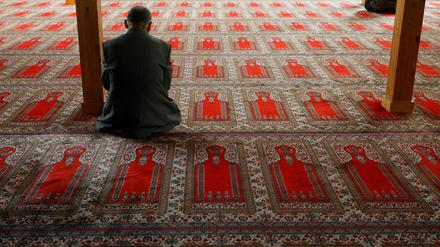 Gebet in einer Moschee in Dortmund.