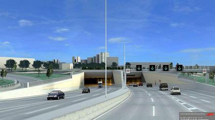 Der Tunnel ist teuer, so soll aber der Krach reduziert werden. Die Planer wollen 650 Bäume pflanzen und noch weitere in anderen Bezirken (etwa in Pankow) sowie neue Radwege anlegen, entlang der Autobahn und weiter über den Görlitzer Bahndamm zum Treptower Park.