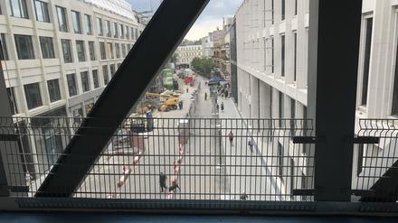 Blick in die Fußgängerzone.