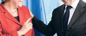 Gesprächsbedarf. Kanzlerin Angela Merkel und Frankreichs Staatspräsident Nicolas Sarkozy wollen sich über die Nuklearstrategie der Nato austauschen. 