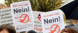 Der Unmut der Anwohner: Die Menschen, die dem Protest gegen die neuen BBI-Flugrouten das Gesicht geben sind bürgerlich, bodenständig und besorgt um den eigenen Besitz.