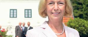Angekommen. Kultusministerin Johanna Wanka (CDU), Ostimport in Niedersachsen, zu Gast in Worpswede. Foto: ddp