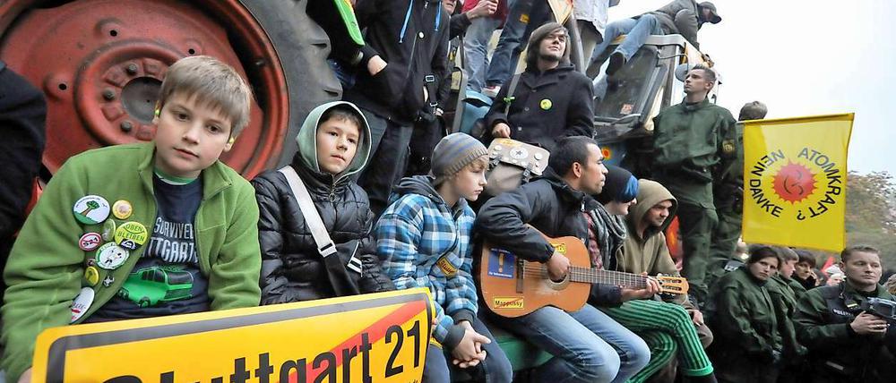 Immer wieder montags: Die Proteste gegen Stuttgart 21 halten an.