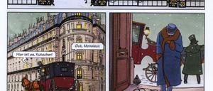 Spätfranzösische Dekadenz. Eine Seite aus dem Band.