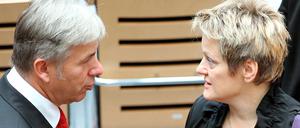Klaus Wowereit und Renate Künast.