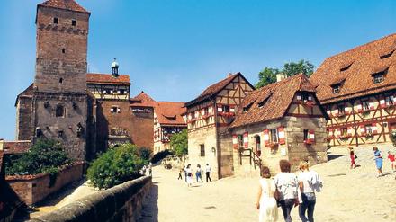 Das Wahrzeichen von Nürnberg: In der Kaiserburg erwartet Besucher heute ein Museum, in dem es um die Baugeschichte der Anlage geht. Foto: Congress- und Tourismus-Zentrale Nürnberg