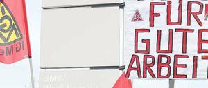 Relativ viele Gewerkschaftsmitglieder gibt es im Leipziger BMW-Werk. Doch insgesamt sind die Gewerkschaften im Osten schwach – und die Löhne niedrig.