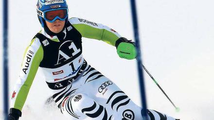 Premiere bei der Premiere. Viktoria Rebensburg siegt erstmals im Weltcup. Foto: Reuters