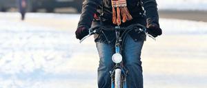 Durch Schnee und Eis. Der vergangene Winter war klirrend kalt. Foto: Gero Breloer, dpa
