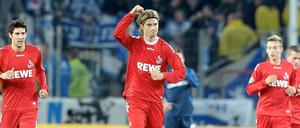 Martin Lanig (M.) leitete mit seinem Treffer zum 1:0 den Sieg ein.
