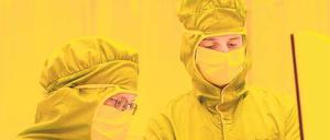 Goldenes Handwerk. Auszubildende für Hochtechnologien und Solarwirtschaft, wie hier in Erfurt, dürften keine Probleme haben, Karriere zu machen. Foto: ddp