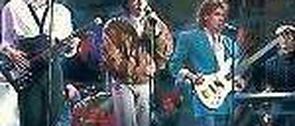 Kinder der Achtziger. Die Band bei einem Auftritt im Jahr 1987. Foto: p-a