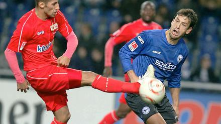 Im Kellerderby gegen Bielfeld setzte sich der 1. FC Union durch.