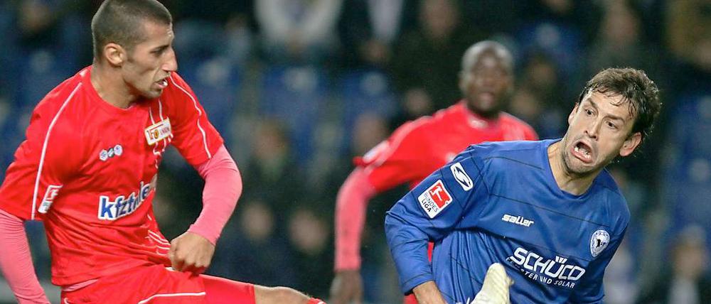 Im Kellerderby gegen Bielfeld setzte sich der 1. FC Union durch.
