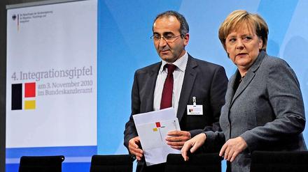 Die anderen Deutschen und die Kanzlerin – am Mittwoch auf dem Gipfel.