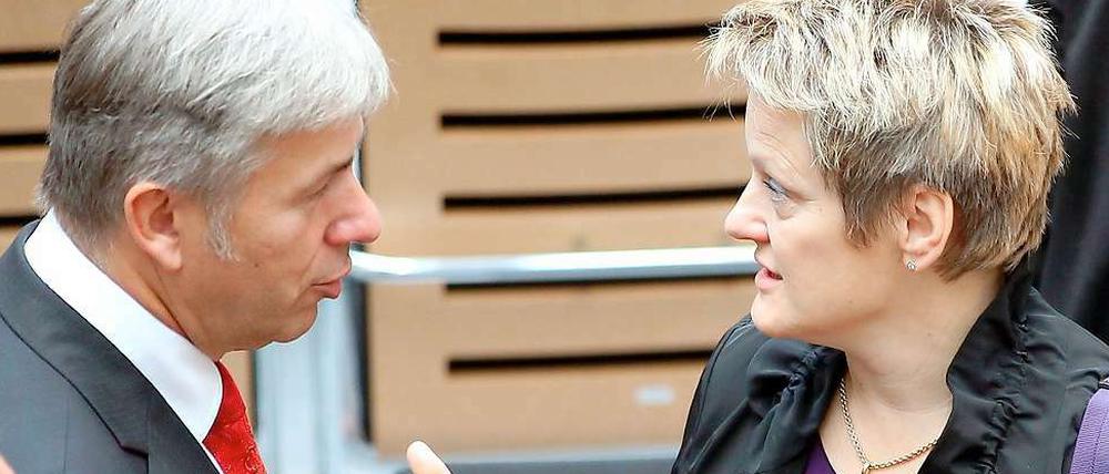 Kein Rückfahrtsschein. Wer in Berlin antritt, muss auch in Berlinbleiben, meint zumindest Klaus Wowereit. 