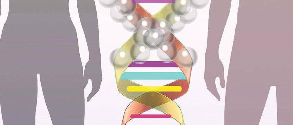 Der Mensch und seine Gene. Forscher wollen mithilfe der Erbgutanalyse eine Medizin nach Maß ermöglichen. Foto: picture-alliance