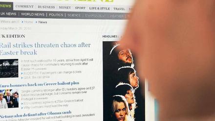 Die im Juni eingeführte Bezahlschranke der „Times“ gilt in der Verlagsbranche als Lackmustest, wofür Internetleser zu zahlen bereit sind. Foto: AFP