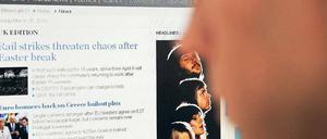 Die im Juni eingeführte Bezahlschranke der „Times“ gilt in der Verlagsbranche als Lackmustest, wofür Internetleser zu zahlen bereit sind. Foto: AFP