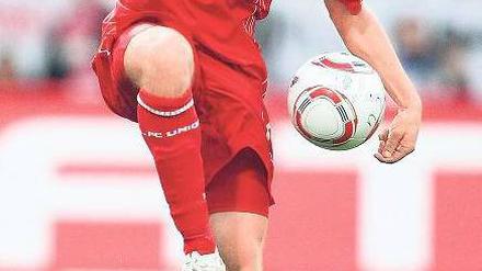 Festgespielt. Christoph Menz gehört inzwischen zum Unioner Stamm. Foto: Ottke