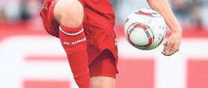 Festgespielt. Christoph Menz gehört inzwischen zum Unioner Stamm. Foto: Ottke
