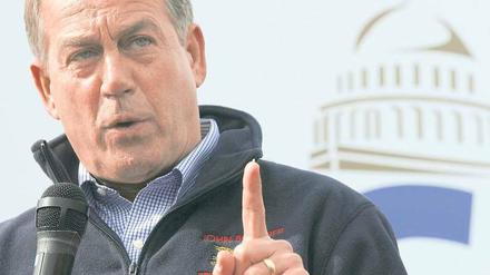 Stammt aus einer Demokratenfamilie: Republikaner John Boehner macht sich für einen schlanken Staat stark – ideologische Fragen interessieren ihn weniger. Foto: Matt Sullivan/AFP