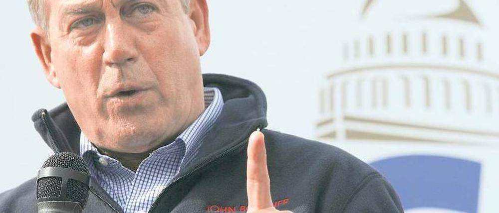 Stammt aus einer Demokratenfamilie: Republikaner John Boehner macht sich für einen schlanken Staat stark – ideologische Fragen interessieren ihn weniger. Foto: Matt Sullivan/AFP