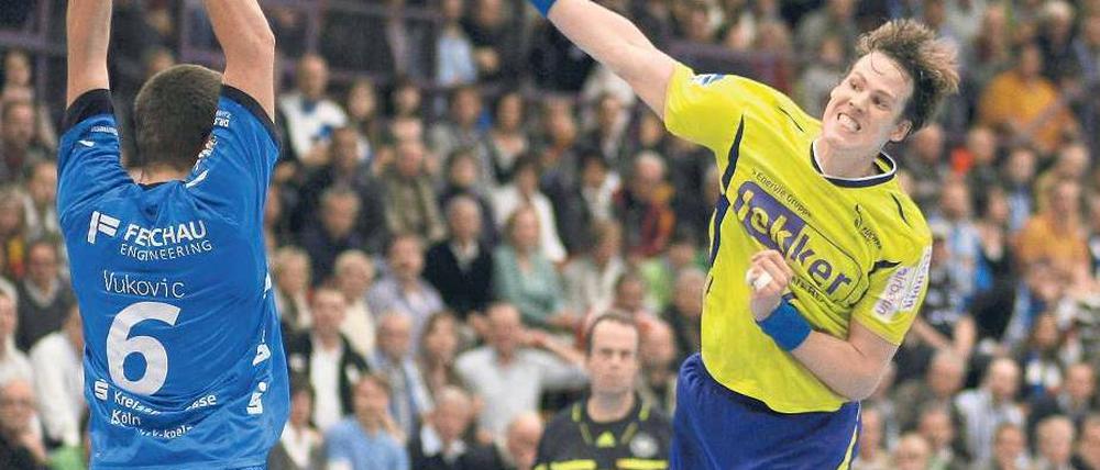 Sie nannten ihn Smørre. Sven-Sören Christophersen warf gestern acht Tore. Foto: Imago