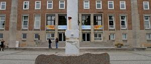 Im Olympiapark sind derzeit die Duschen gesperrt.