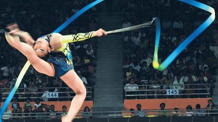 Jede Bewegung sitzt. Rhythmische Sportgymnastik erfordert absolute Körperbeherrschung. 