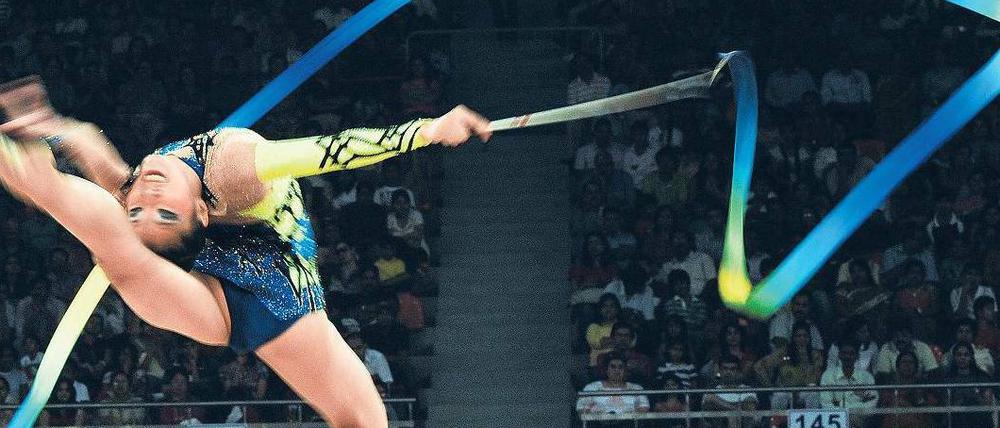 Jede Bewegung sitzt. Rhythmische Sportgymnastik erfordert absolute Körperbeherrschung. 