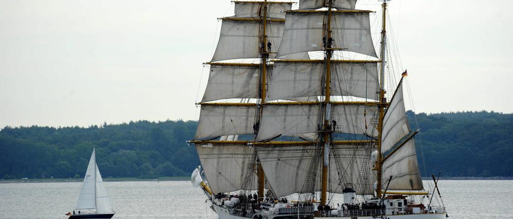 Das Segelschulschiff "Gorch Fock".