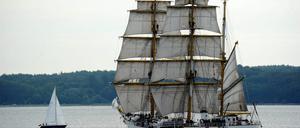 Das Segelschulschiff "Gorch Fock".
