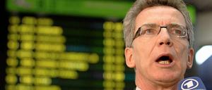 Alarm: Bundesinnenminister Thomas de Maizière (CDU) warnt vor möglichen Terroranschlägen.