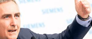„Ein ganz normales Unternehmen“ sei Siemens jetzt, sagt der Chef, Peter Löscher. Der Umbau des Konzerns ist abgeschlossen. Foto: ddp