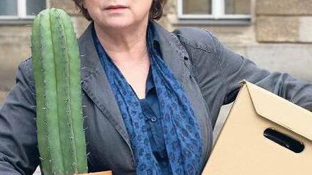 Im Kugelhagel wollte Imogen Kogge als Hauptkommissarin Johanna Herz nicht sterben. Sie verabschiedet sich ohne großes Tamtam und geht nach Spanien. Foto: RBB