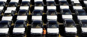 Exportschlager: Deutsche Autos - wie hier von Daimler - zählen zu den begehrten Produkten in der Welt.