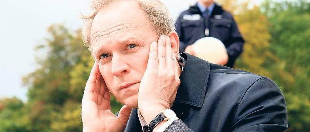 Ungewöhnlich: Die Geschichten um den LKA-Ermittler Felix Murot (Ulrich Tukur), der mit seinem Gehirntumor spricht, im neuen „Tatort“ des Hessischen Rundfunks. Foto: HR