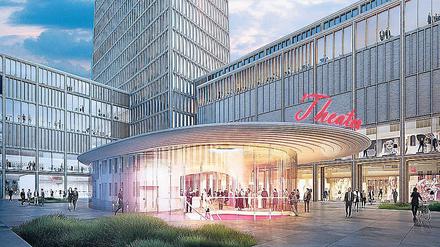 Die Pläne fürs Ku’damm-Karree am Kurfürstendamm.