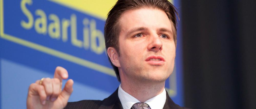 Der Landesvorsitzende der Saar-FDP und Minister für Wirtschaft und Wissenschaft, Christoph Hartmann.
