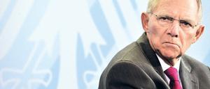 Finanzminister Wolfgang Schäuble.