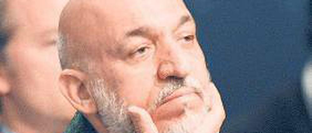 Afghanistans Präsident Hamid Karsai.