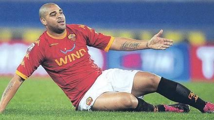 Der Kaiser ruht. Adriano nimmt eine kurze Auszeit bei seinem Comeback für AS Rom am Samstag gegen Udine. 