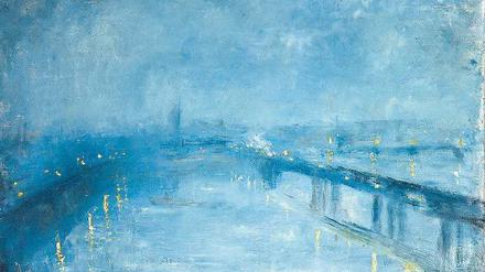 Lichteffekte. Lesser Urys Ansicht von „London im Nebel“ (1926) zählte zu den begehrten Bildern des Abends.