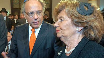 Die scheidende Präsidentin und der designierte Präsident: Charlotte Knobloch und Dieter Graumann.