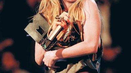 Die beste Newcomerin. Kesha bei den MTV Europe Music Awards.